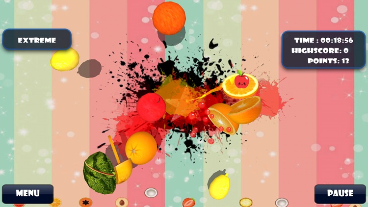 Fruits Cutting Splash 2D