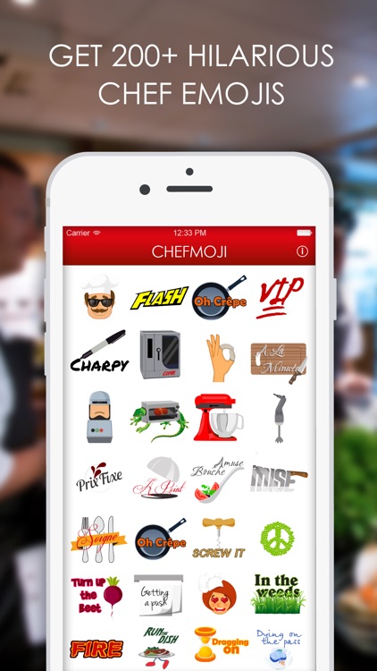 Chefmoji: Emojis & Stickers for Professional Chefs