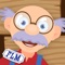 Your little ones get to join grandpa in his workshop with this educational app