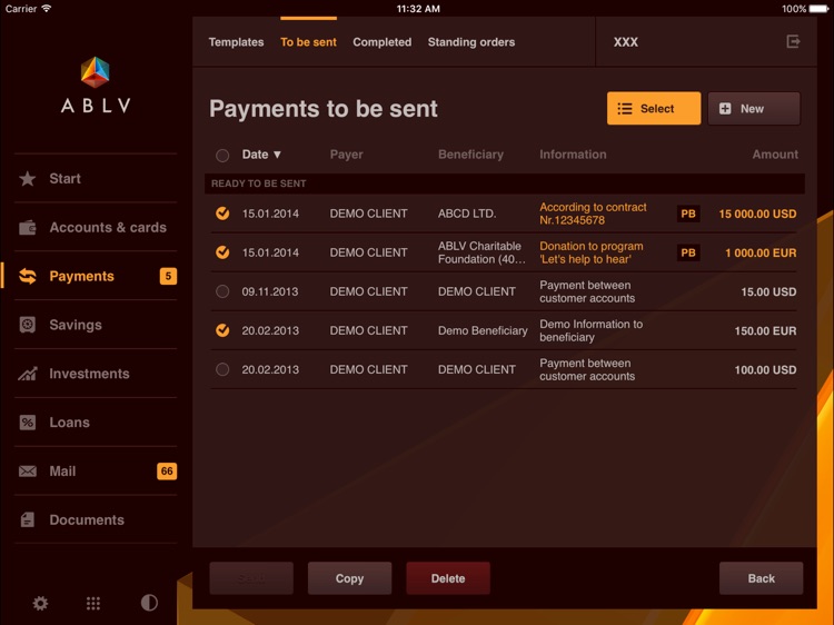 ABLV Internetbank for iPad screenshot-4