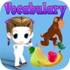 Icon animals vocabulary exercises kindergarten