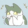 ぺたり!ハチワレねこ!