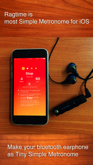 Ragtime : Metronome with Bluetooth Audio Control(圖1)-速報App