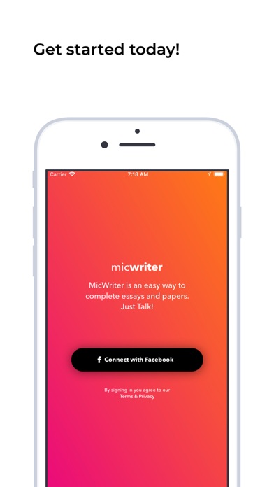 How to cancel & delete MicWriter - Just Talk from iphone & ipad 3