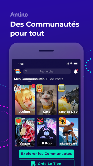 Amino: Communautés et Chats Amino: Communautés et Chats