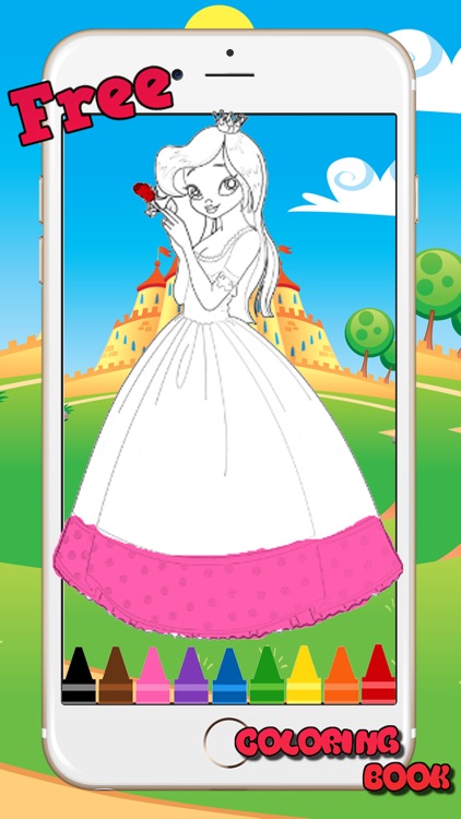 Magic Princess Coloring Book