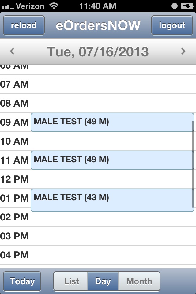 eOrdersNOW CPOE screenshot 3