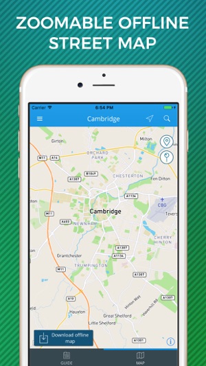 Cambridge Travel Guide with Offline Street Map(圖3)-速報App