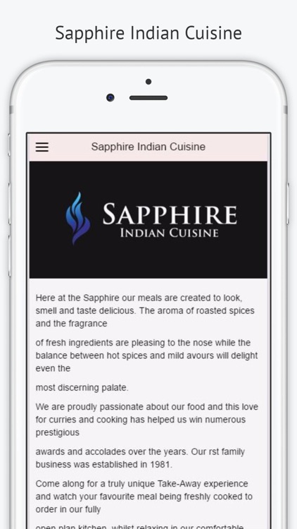 Sapphire Indian Cuisine