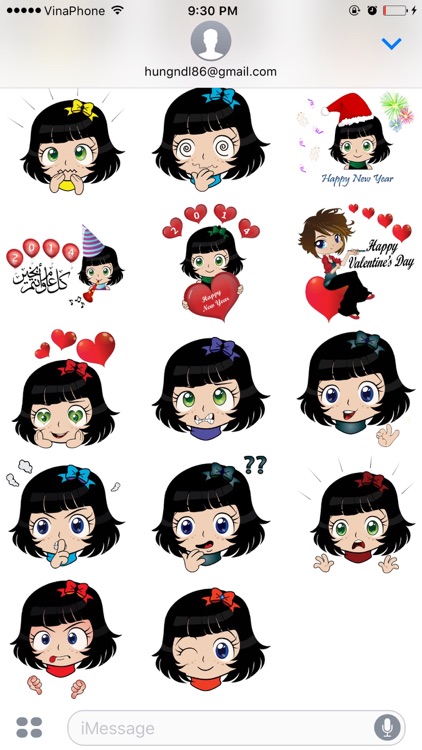 Girl Manga Emoticon