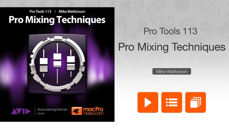 Course For Pro Tools 10 - Pro Mixing Techniques