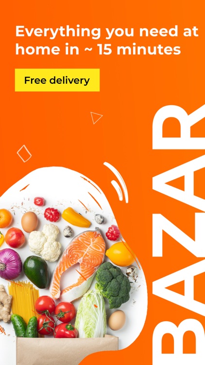 Bazar: food delivery in 15 min