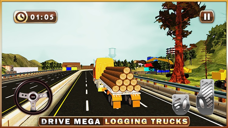 Sawmill Truck Driver Simulator - Lorry Driving Sim screenshot-3