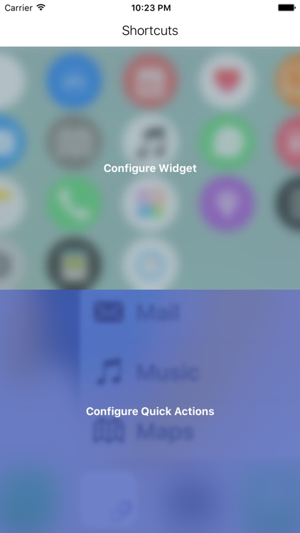 Shortcuts (Quick Open)