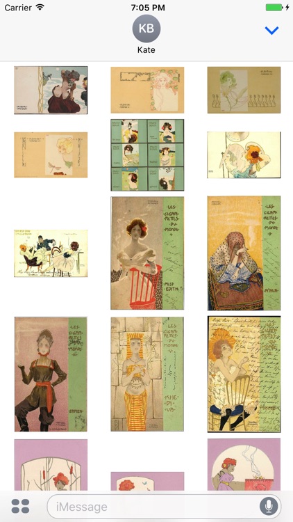 Raphael Kirchner Artworks Stickers