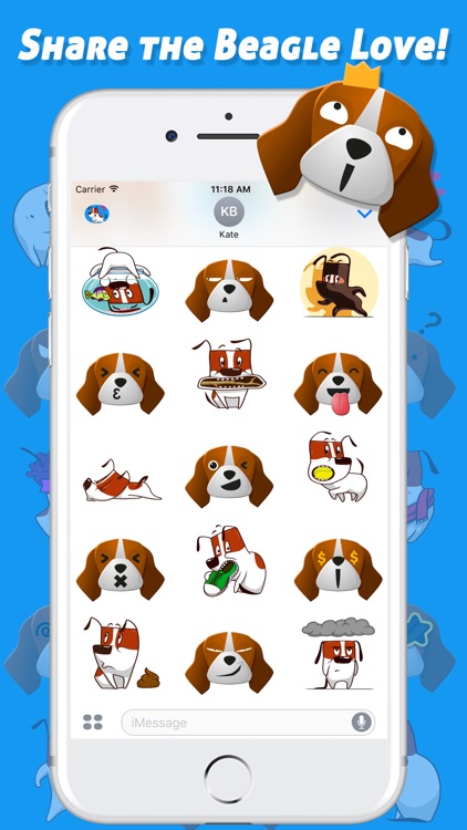 iBeagleMojis - Beagle Emoji Keyboard