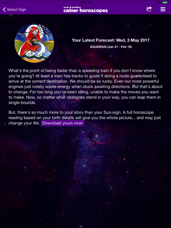 cainer astrology aquarius
