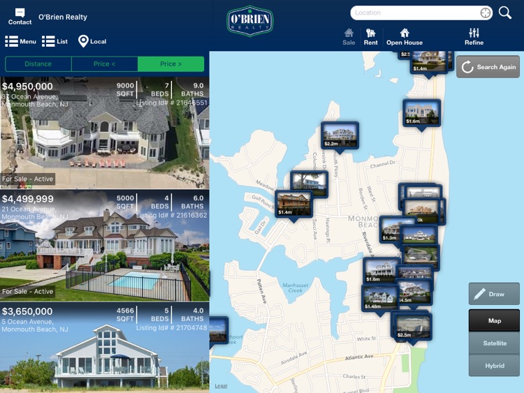 O'Brien Realty for iPad