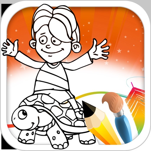 Children Coloring Book iOS App
