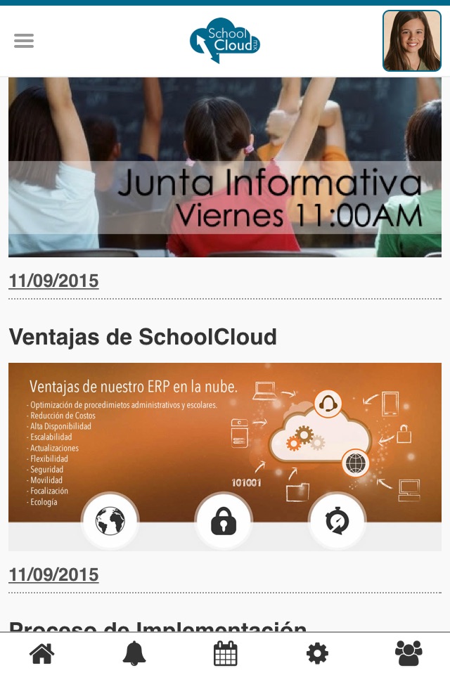 SchoolCloud screenshot 2