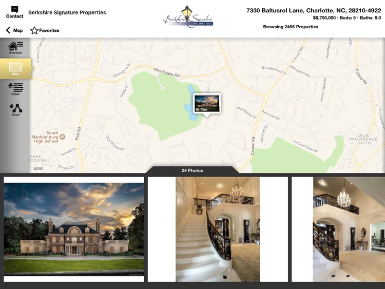 Berkshire Signature Properties for iPad