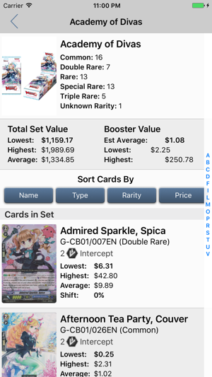 Card Prices: Cardfight!! Vanguard Edition(圖5)-速報App