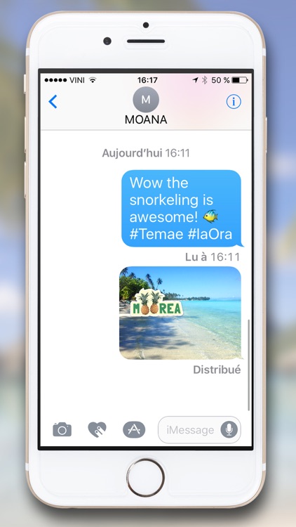 Tahiti Stickers for iMessage