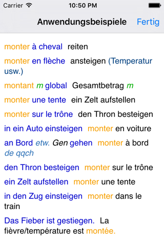 Lingea French-German Advanced Dictionary screenshot 3