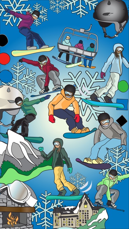 Snowboarding Sport Stickers