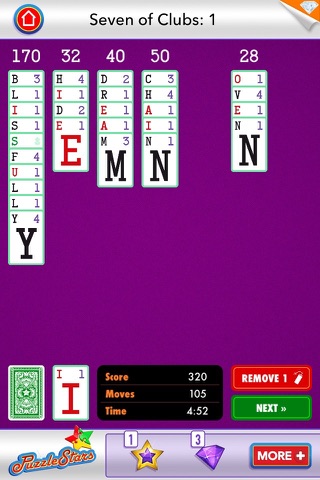 Word Solitaire by PuzzleStars screenshot 3