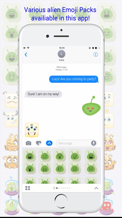 AlienMoji - 80+ Cute Alien Emoji Keyboard