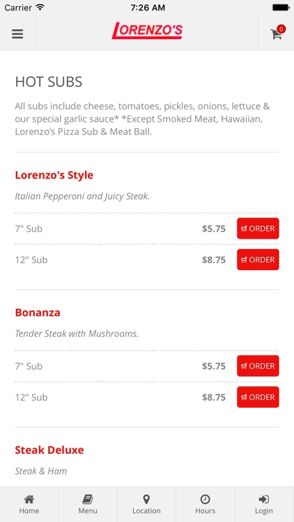 Lorenzo's Pizza