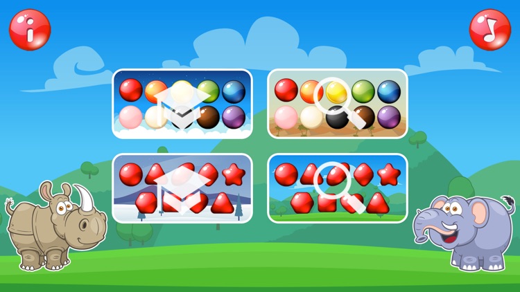 Shapes! Colors! Learning game for toddlers kids