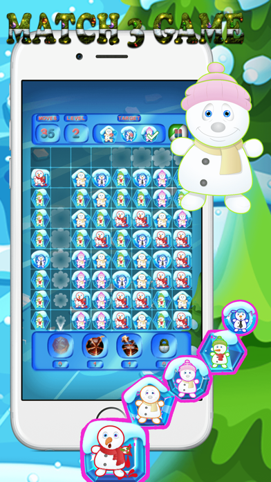 How to cancel & delete happy snowman match 3 from iphone & ipad 4