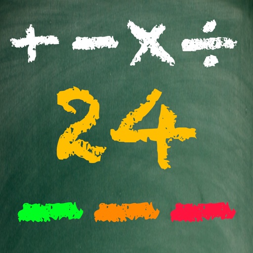 Fun Math - 24 Game Maths Cards Icon