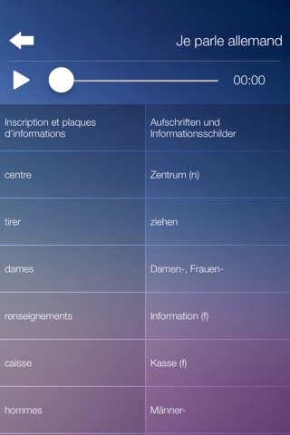 Je Parle ALLEMAND Audio cours screenshot 3