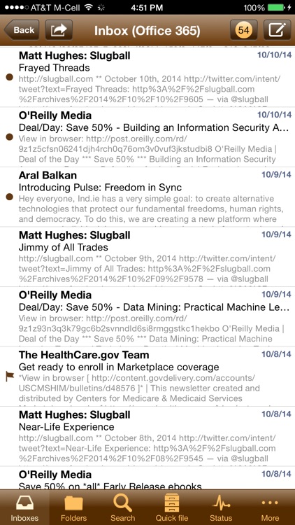 eMailGanizer Pro screenshot-3