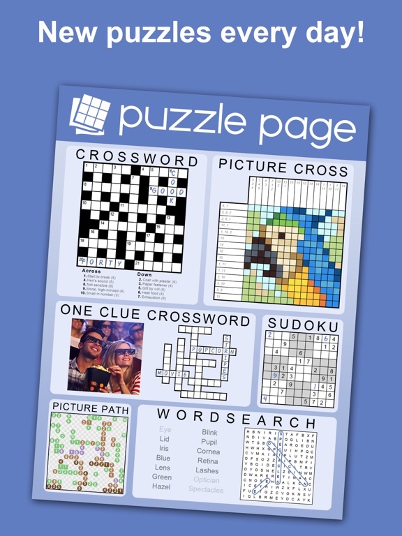 Puzzle Page - Daily Puzzles! на iPad