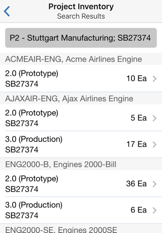 Project Manufacturing for EBS screenshot 2