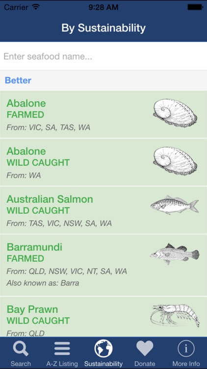 Sustainable Seafood Guide