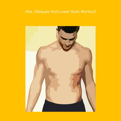 Abs obliques and lower back workout icon