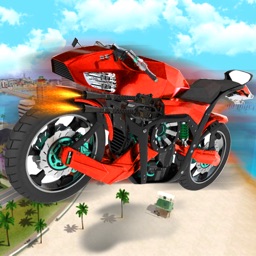Flying Drone Bike Robot: Extreme Motorcycle