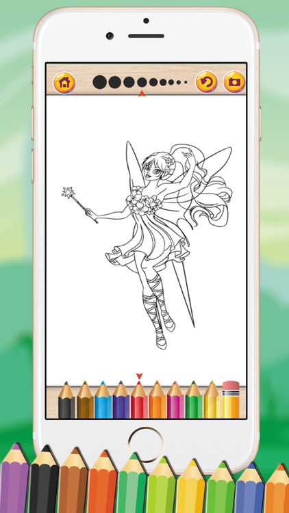 Angels Game Fairy Tale Coloring Book