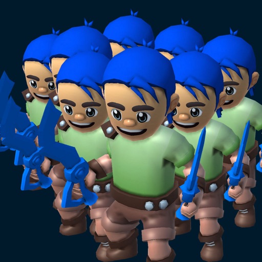 Blue Hero Master: Crowd Battle icon