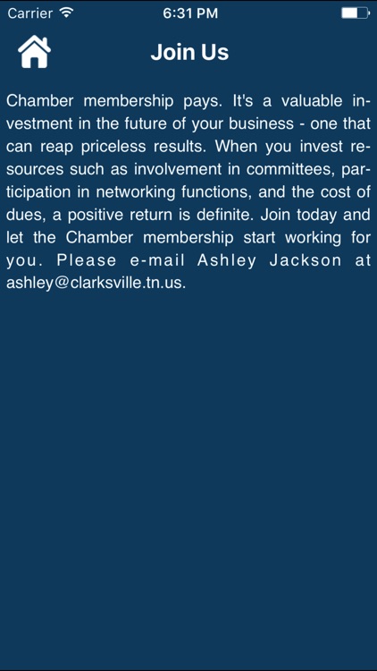 Clarksville Area Chamber of Commerce screenshot-3