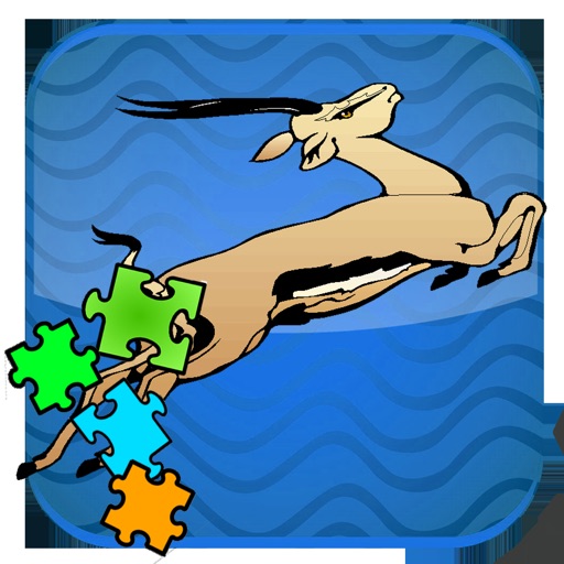 Animals Deer King Jigsaw For Kids Puzzle Icon