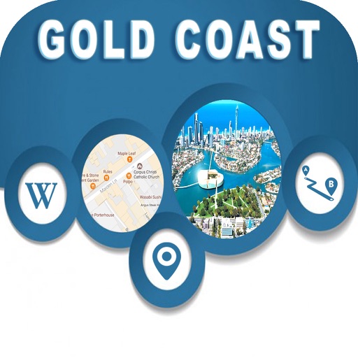 Gold Coast Australia Offline City Maps Navigation iOS App