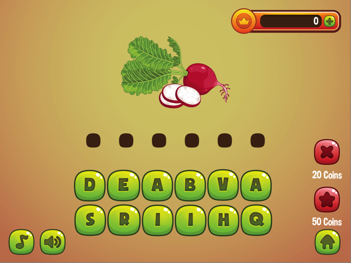 Word Play Healthy Food