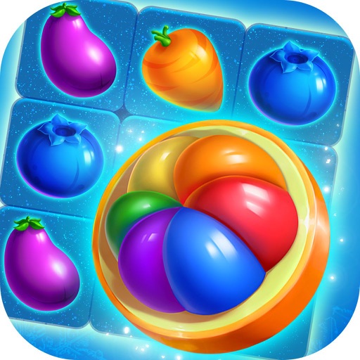 Monster Fruit Pop Jam: match 3 games matching free iOS App