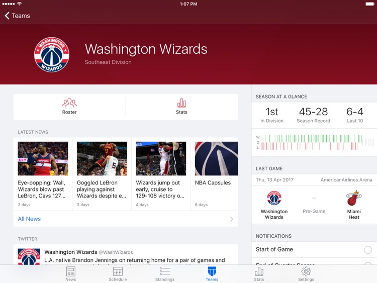 Pro Basketball Live for iPad